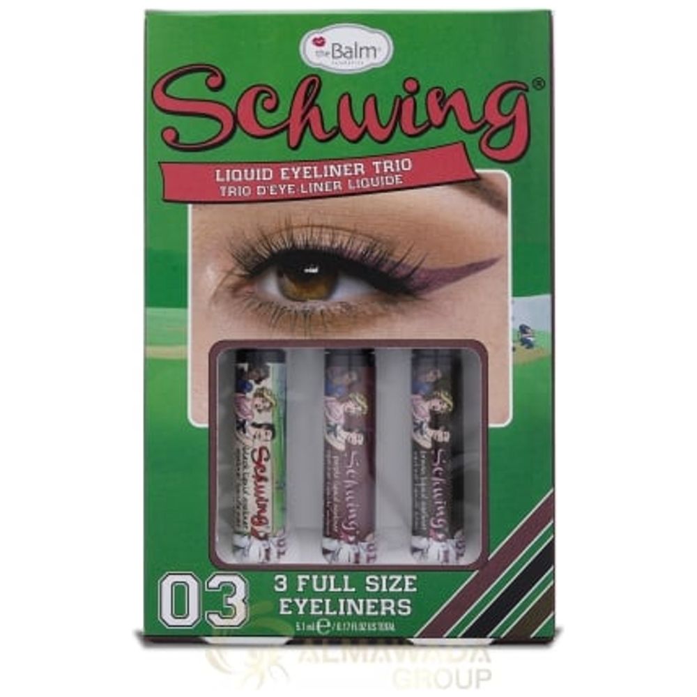 إلريان - مجموعة كحل سائل للعطلات إصدار محدود من TheBalm Schwing