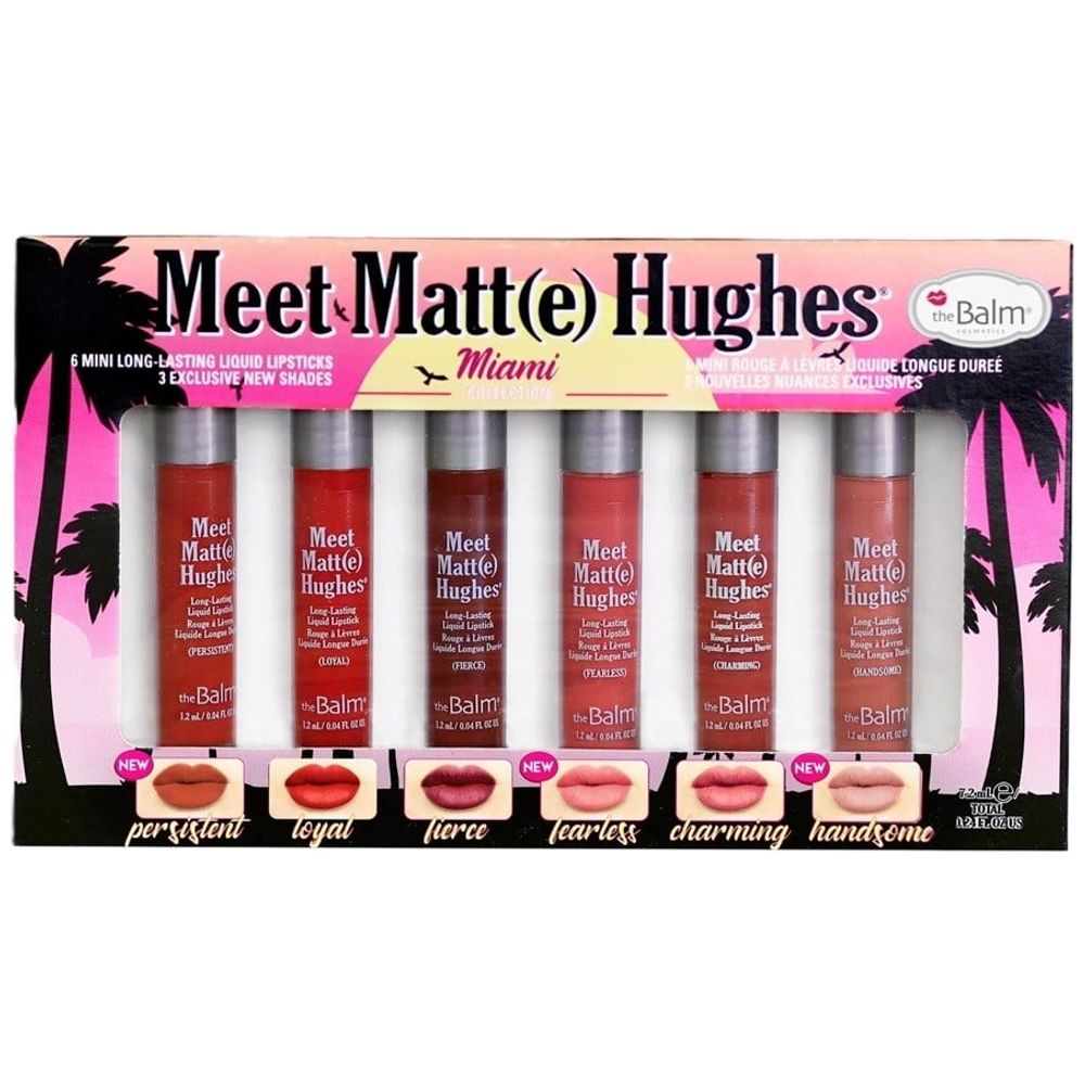 Elryan - TheBalm 6-Piece Meet Matt(e) Hughes Miami Mini Liquid Lipstick Kit