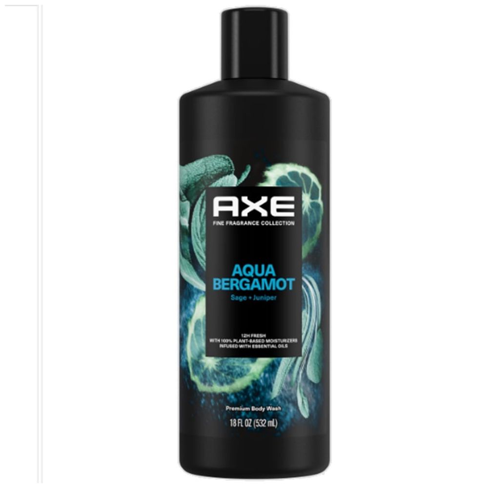 Axe Aqua Bergamot Body Wash 12H Fresh 532ml 532ml