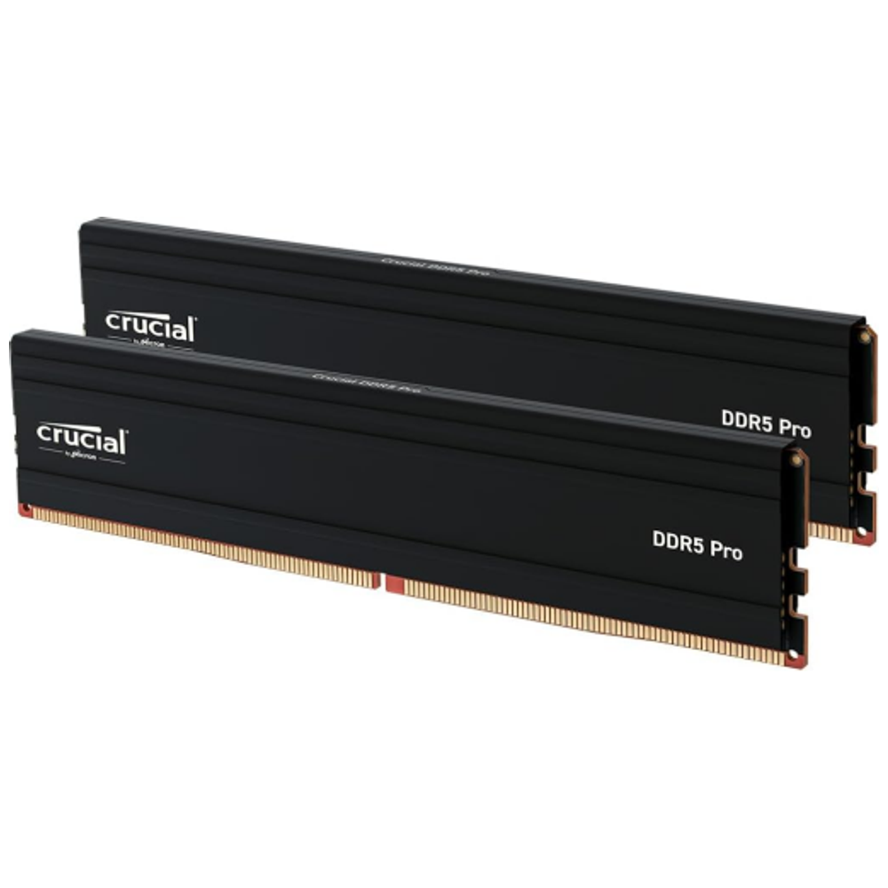 Crucial Pro 48GB Kit (24GBx2) DDR5 6000MHz UDIMM CL48 Black 48GB – 850,000 IQD Iraq