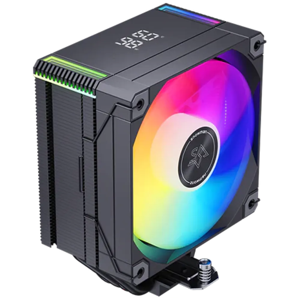XD Collection MT4V4D Air Cooler - Digital Display - 4 Heat Pipes - 160W Power - 120mm ARGB Fan - 1600RPM Speed 160W – 28,250 IQD Iraq