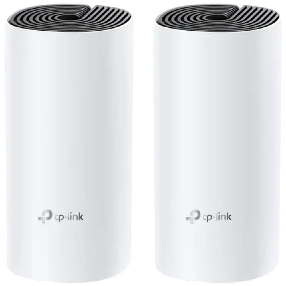 TP-Link Deco E4 - AC1200 Whole Home Mesh Wi-Fi System - 2 Pack - White AC1200, 2 Pack