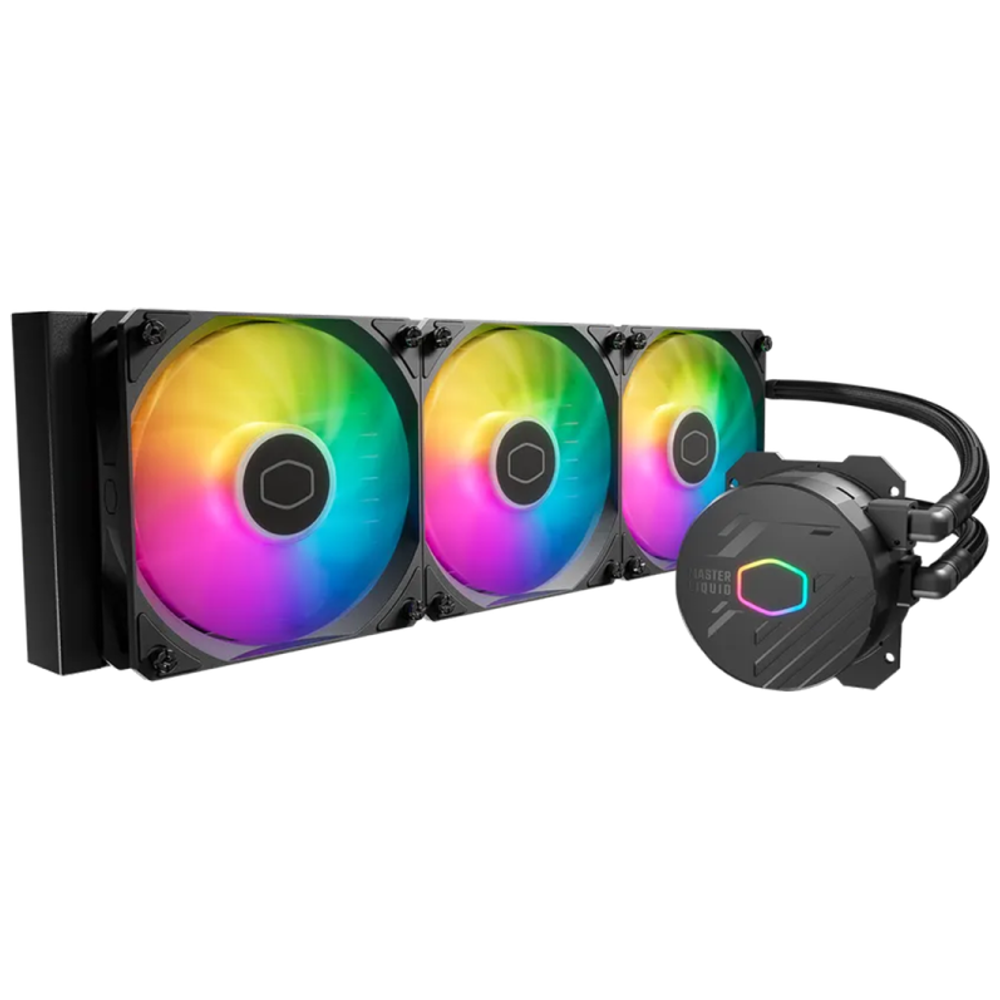 Cooler Master Liquid Cooler - 360mm Radiator - 3 ARGB Fans - Compatible with Intel LGA 1851 and AMD AM5 360mm