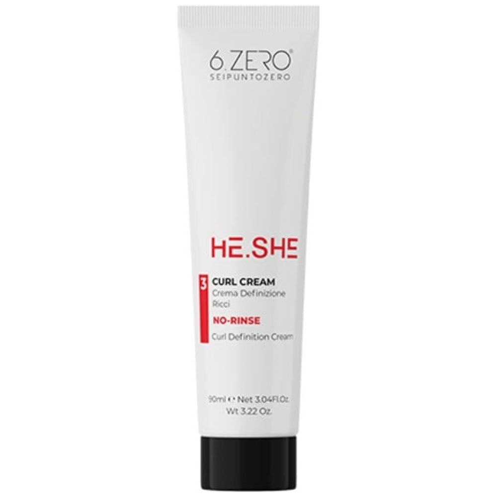 6.Zero He.She 3 Curl Cream , 90ml