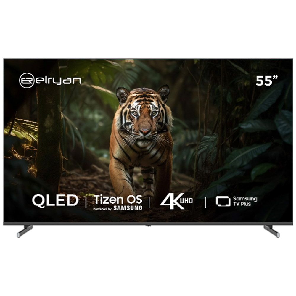 Elryan Elryan 5514H2 - 55 Inch - Frameless - 4K - QLED - 60Hz - Tizen - Black 55 Inch