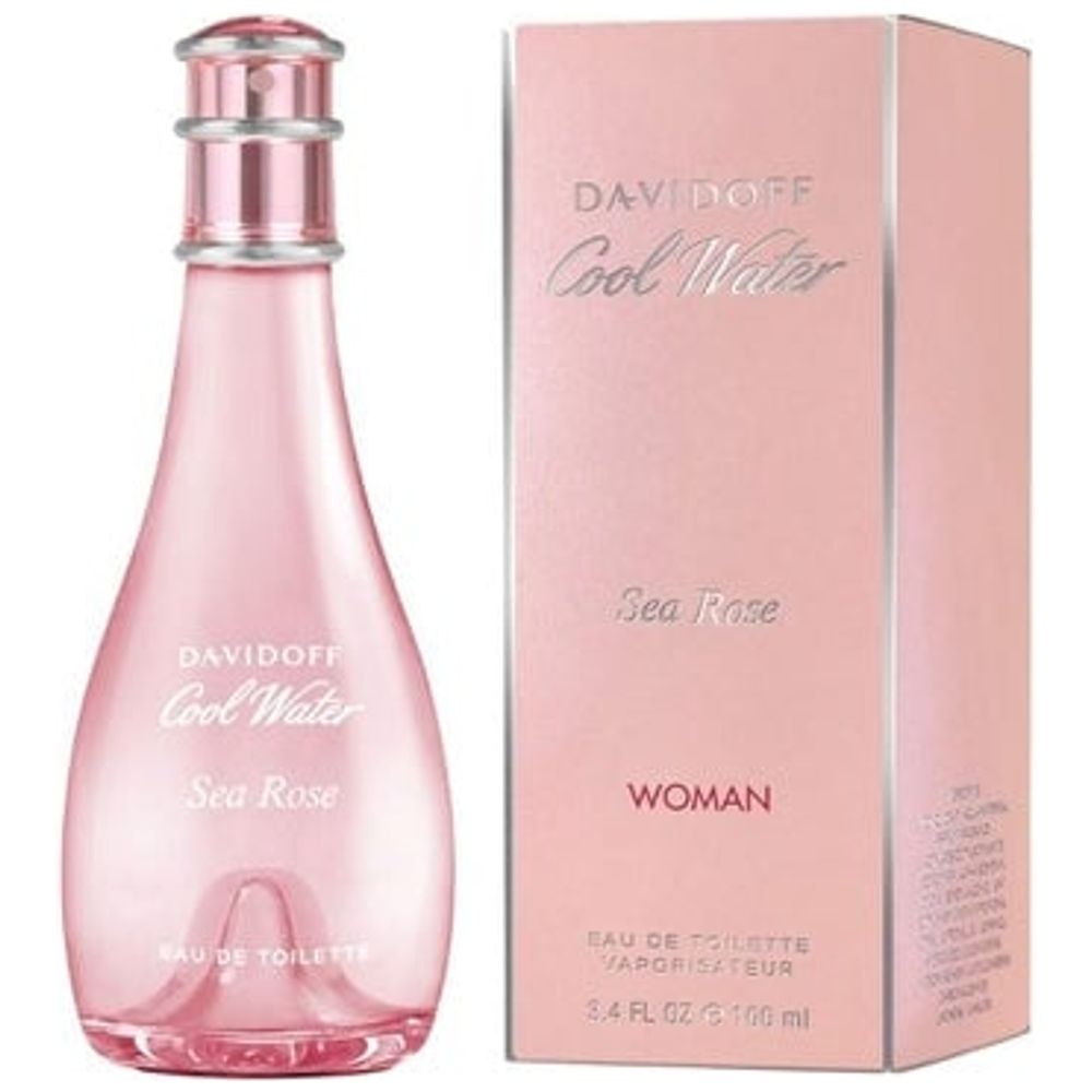 Davidoff Cool Water Sea Rose by Davidoff for Women - Eau de Toilette, 100 ml 100ml