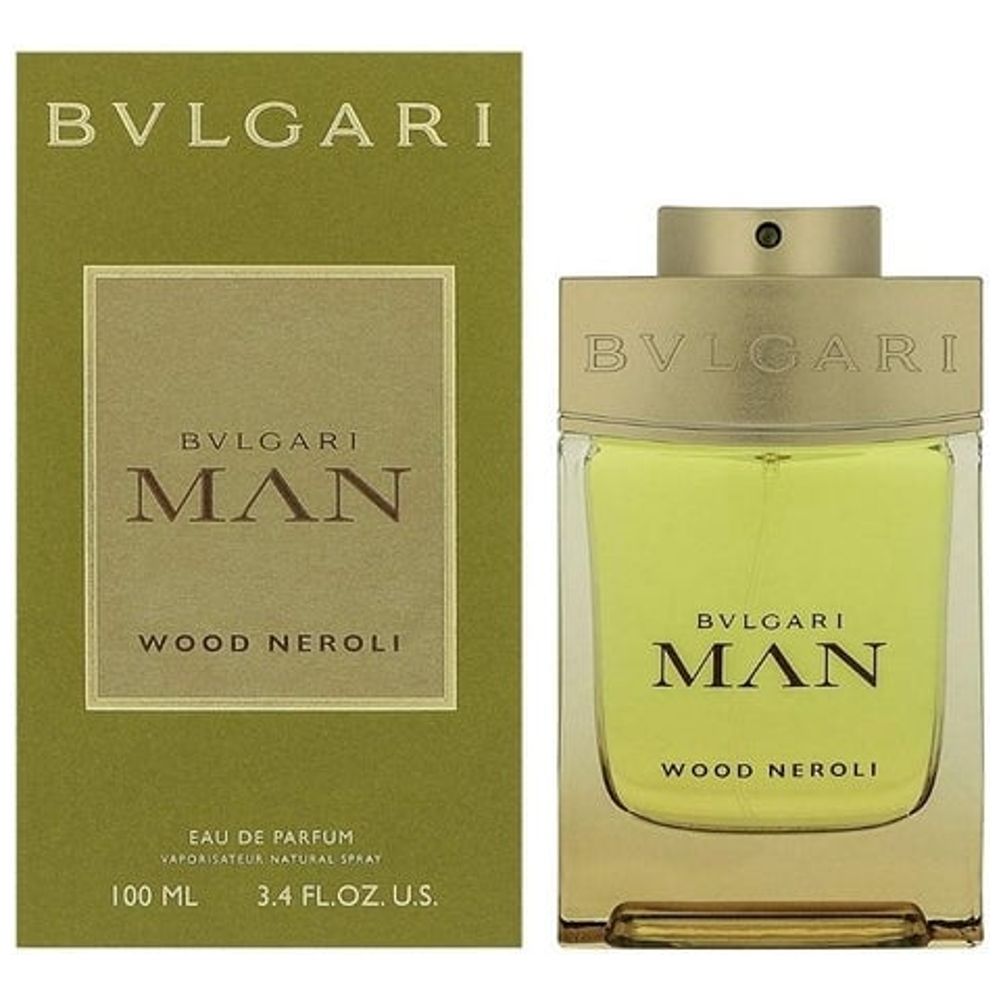 Man Wood Neroli by Bvlgari for Men - Eau de Parfum, 100 ml