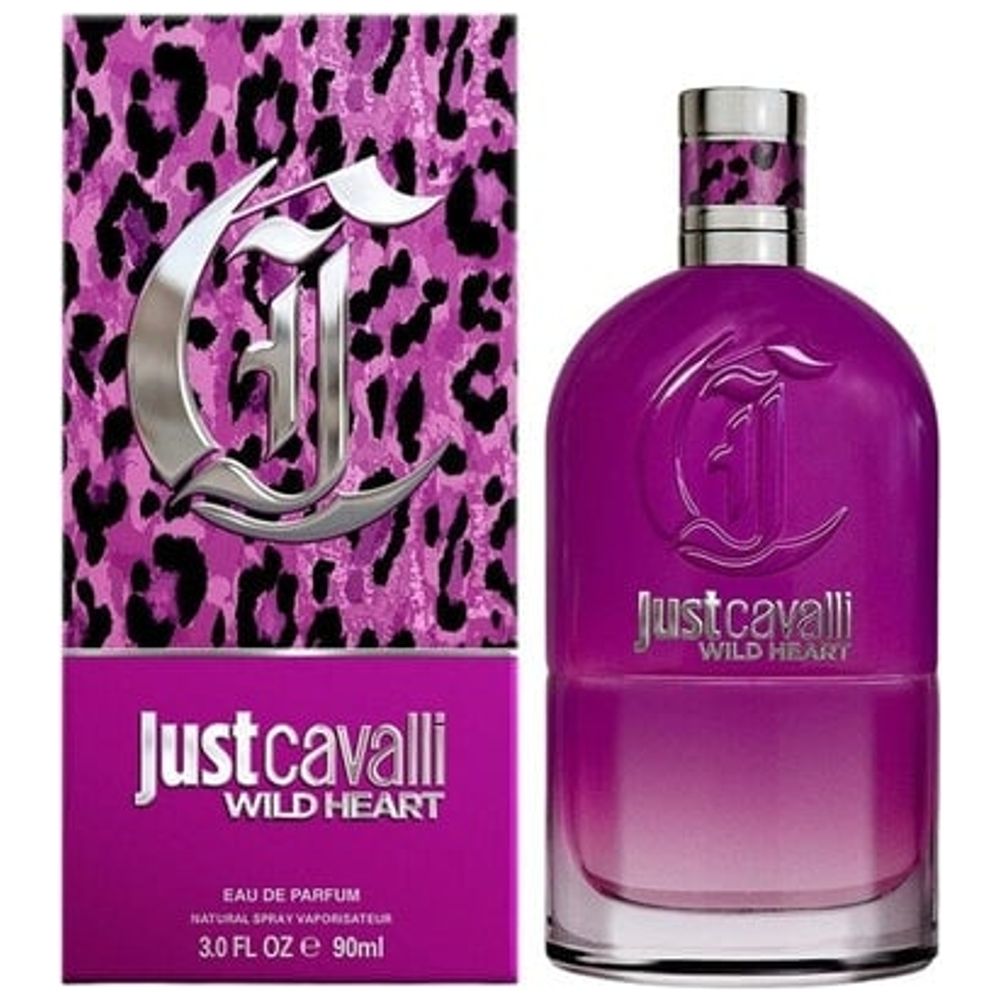 Just Cavalli Wild Heart by Roberto Cavalli for Women - Eau de Parfum, 90 ml