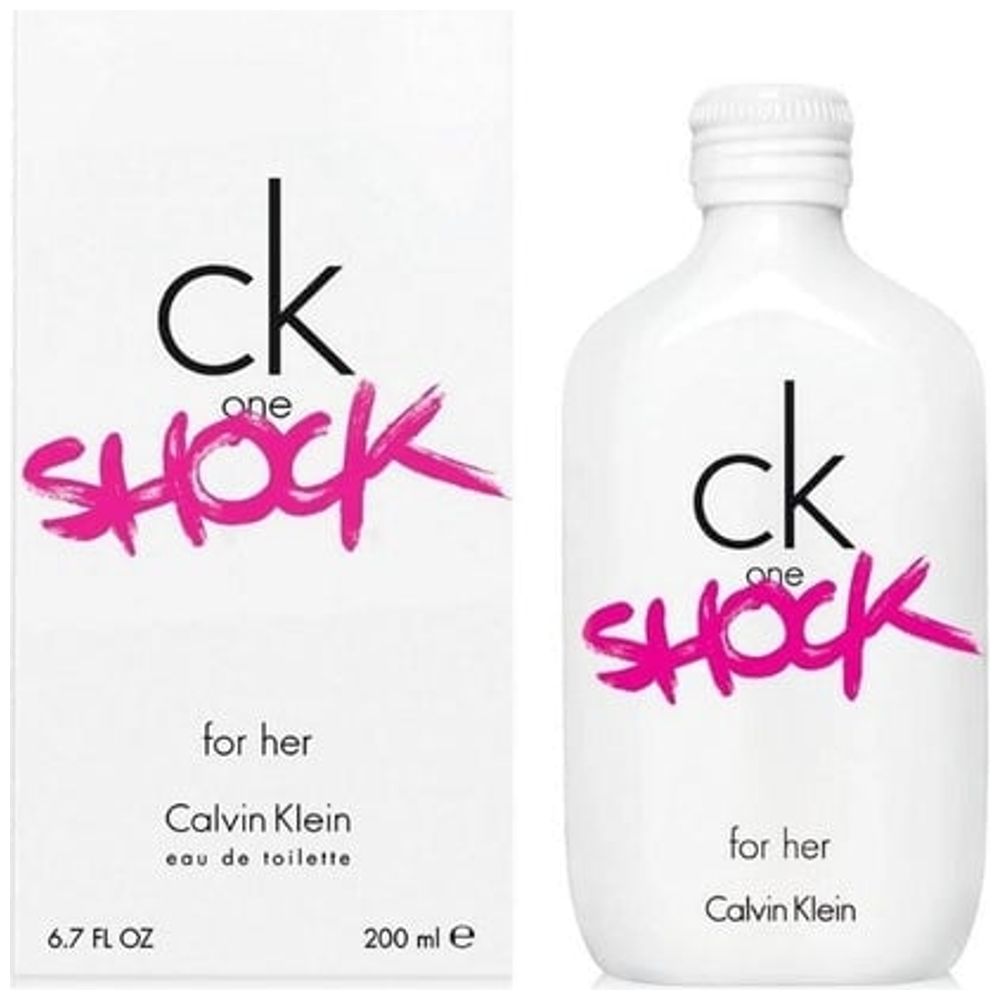 CK One Shock For Her by Calvin Klein for Women - Eau de Toilette, 100 ml
