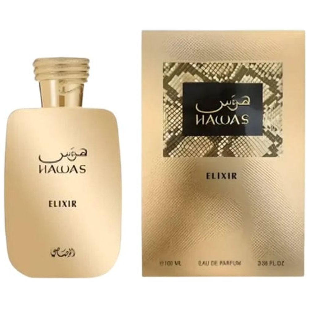 Hawas Elixir by Rasasi for Men - Eau de Parfum, 100 ml