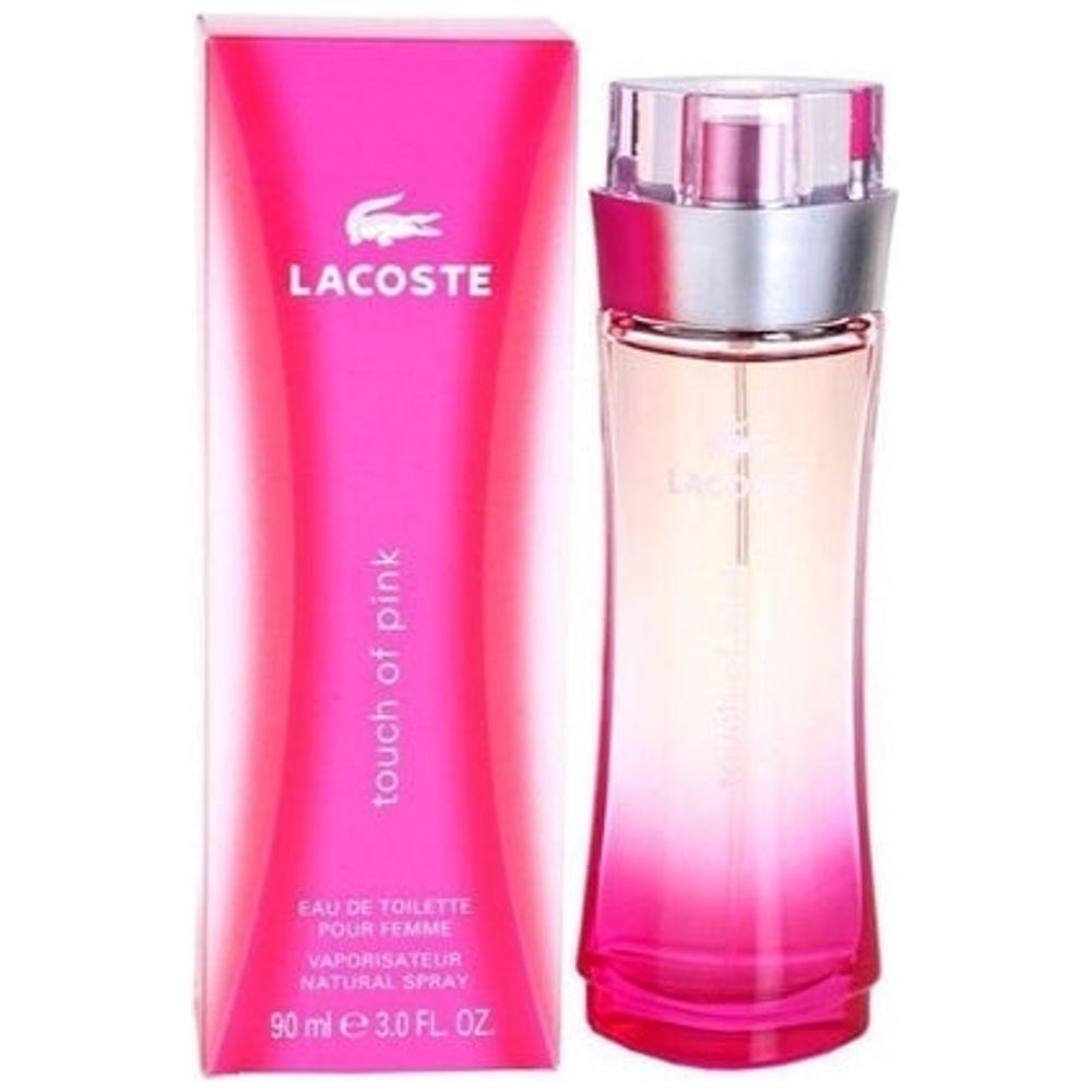Touch of Pink by Lacoste for Women - Eau de Toilette, 90 ml