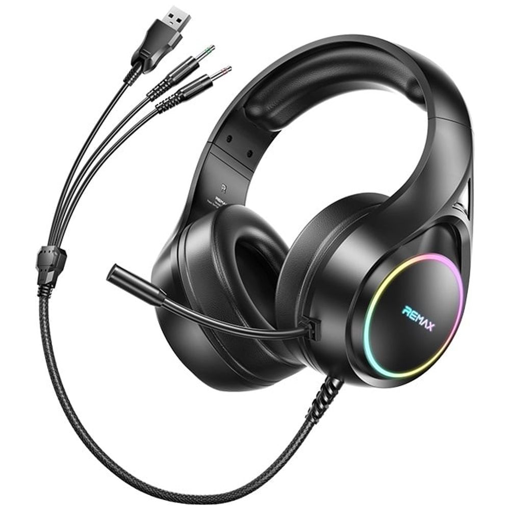 Remax Remax RM 708 - Wired Headphone Over Ear - Adjustable headset - Black – 74,000 IQD Iraq