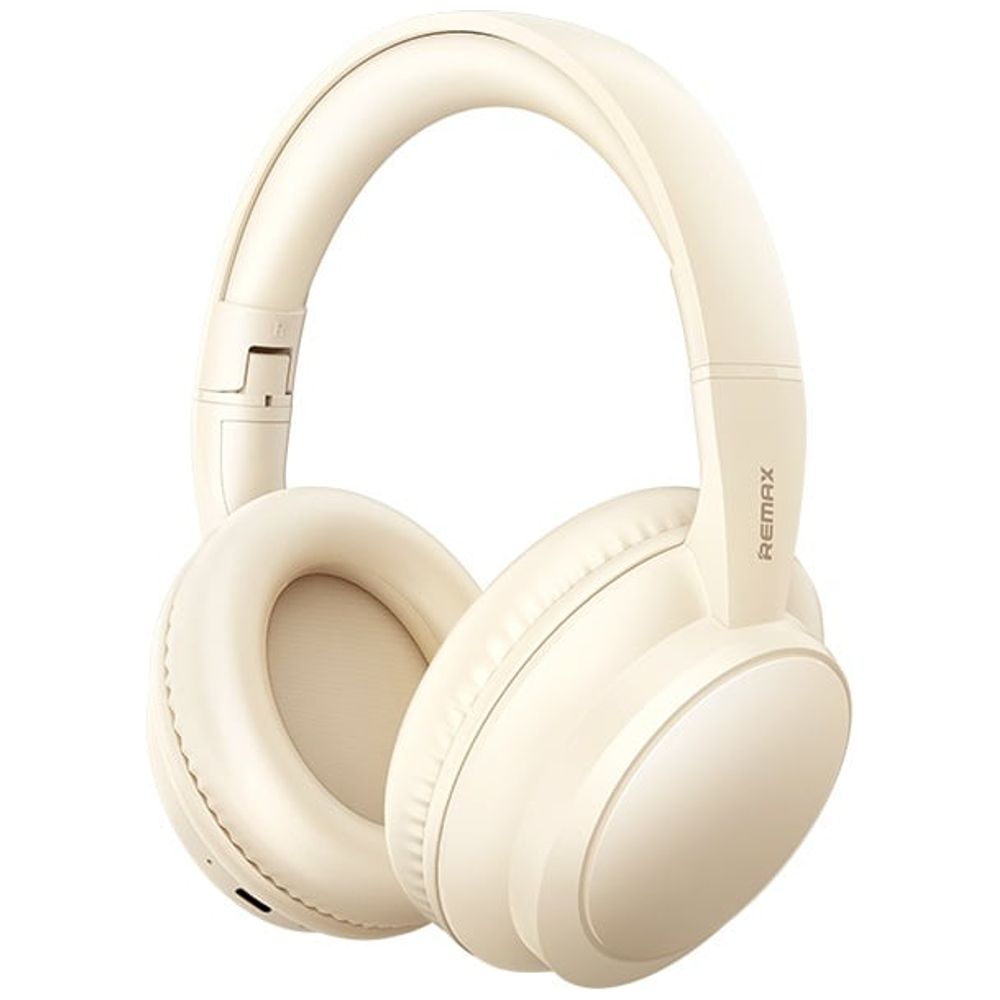 Remax Remax RB 100HB - Bluetooth Headphone Over Ear - Up To 400 mAh - Beige 400mAh