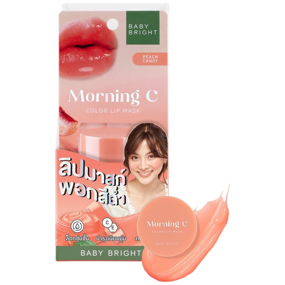 Baby Bright Morning C Color Lip Mask - Peach Candy