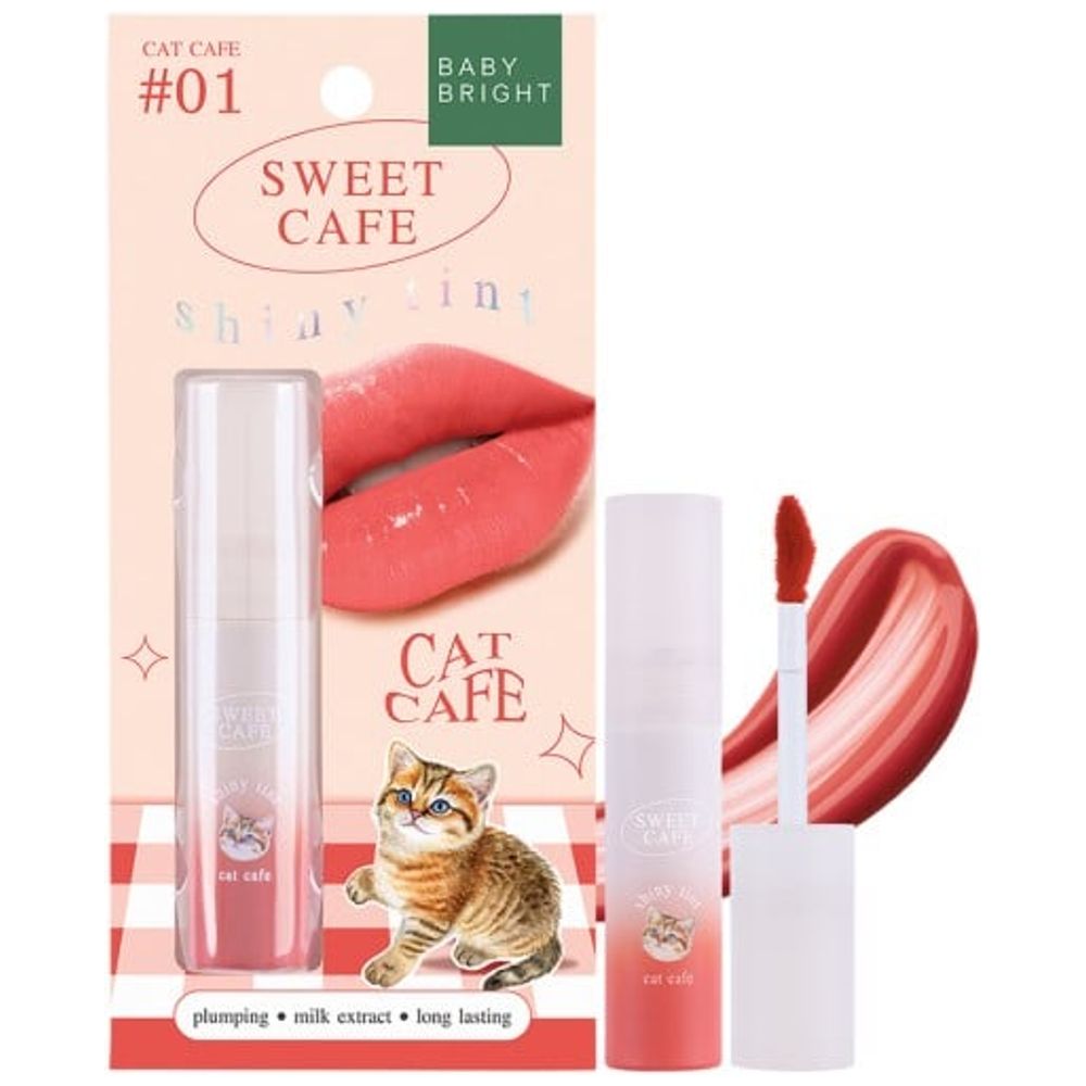 Baby Bright Sweet Cafe Shiny Tint, 01 CAT CAFE