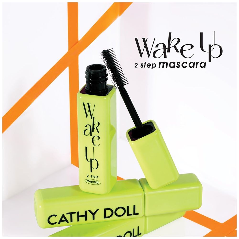 Cathy Doll Wake Up 2 Step Mascara - Black