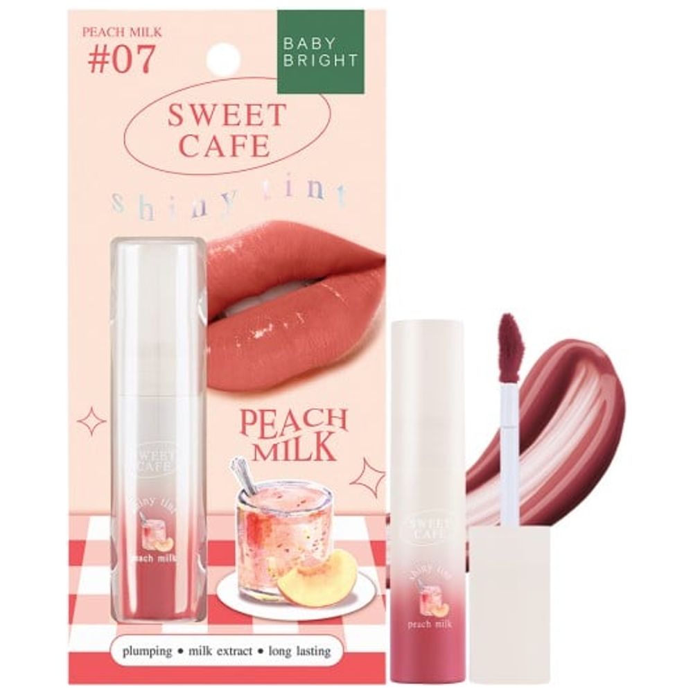 Baby Bright Sweet Cafe Shiny Tint, 07 Peach Milk
