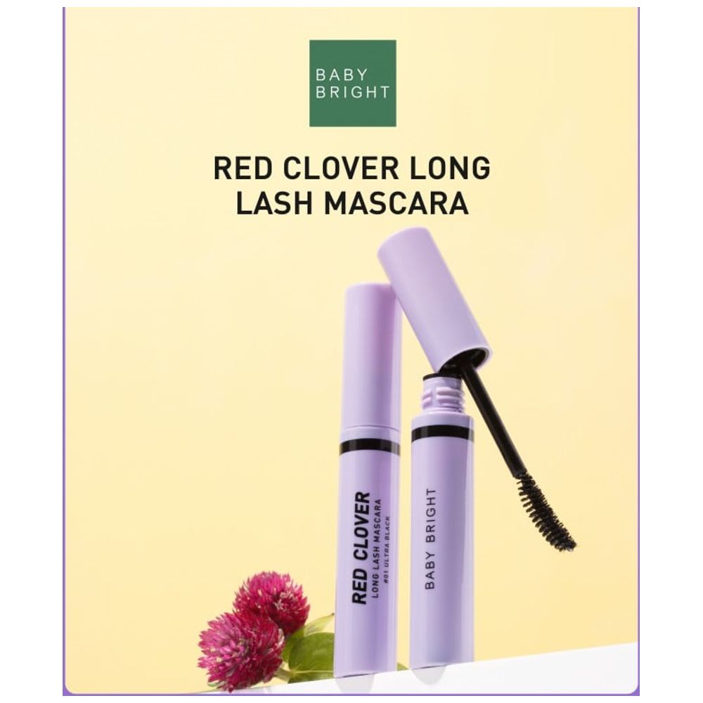 Baby Bright Red Clover Long Lash Mascara, 01 Ultra Black