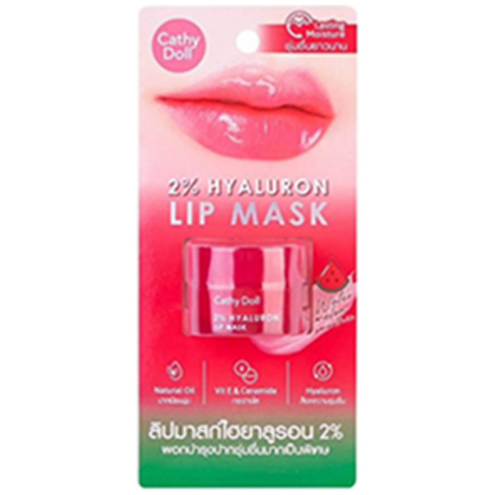 CATHY DOLL Lip Mask Watermelon 2% Hyaluron - 4.5g