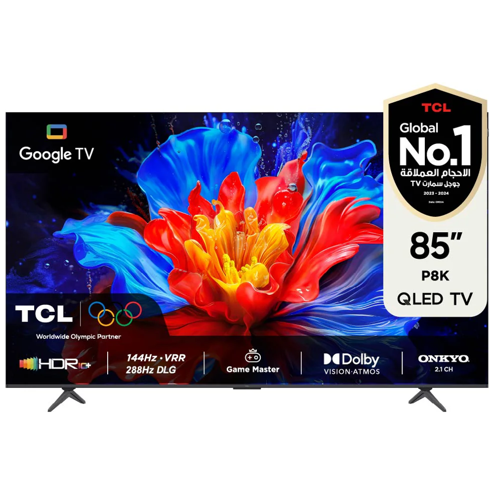 TCL TCL 85-Inch P8K Series - Smart - 4K - QLED - 144Hz - 2025 Model 85-Inch