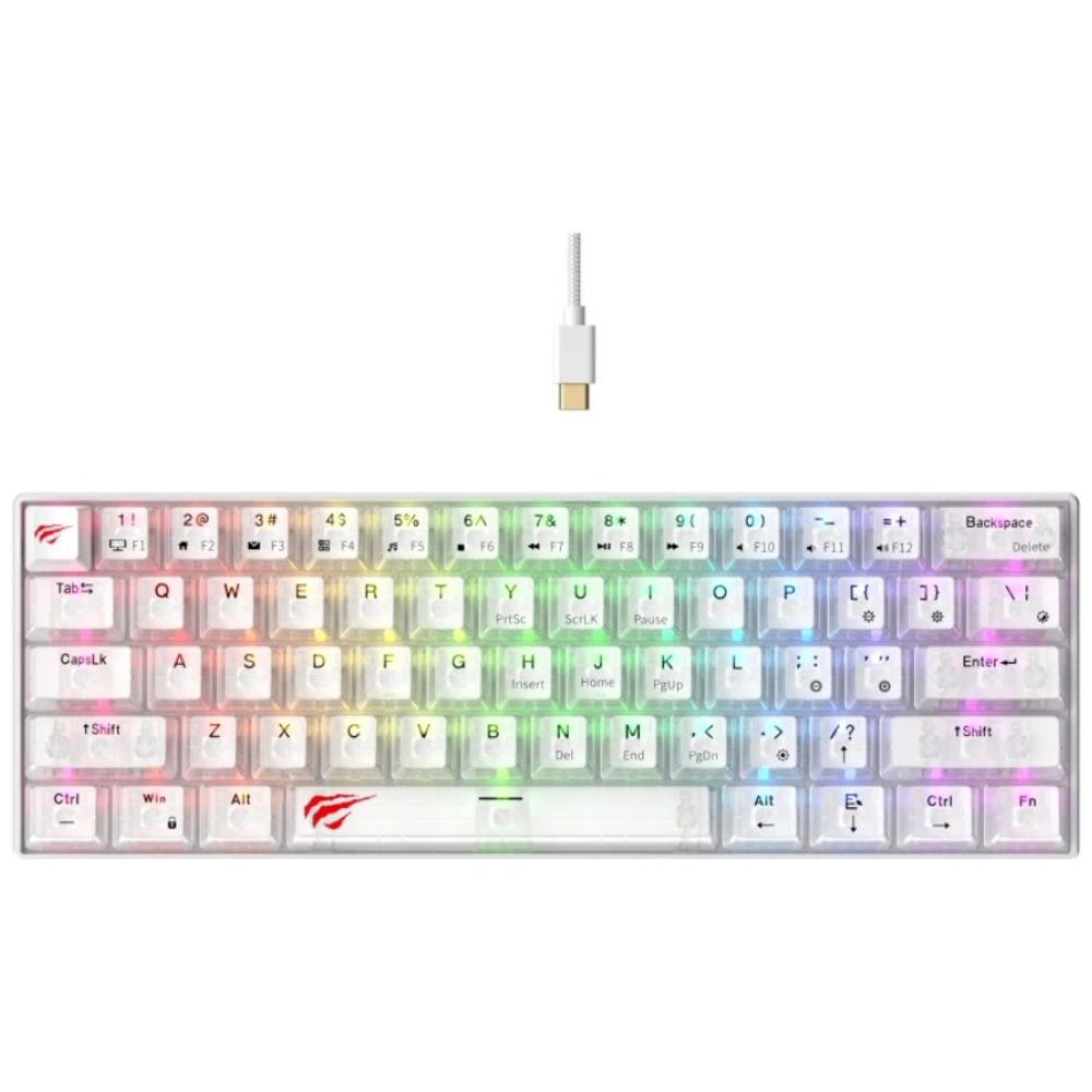 Havit Havit KB903L - Wired Gaming Keyboard - RGB - White – 50,750 IQD Iraq
