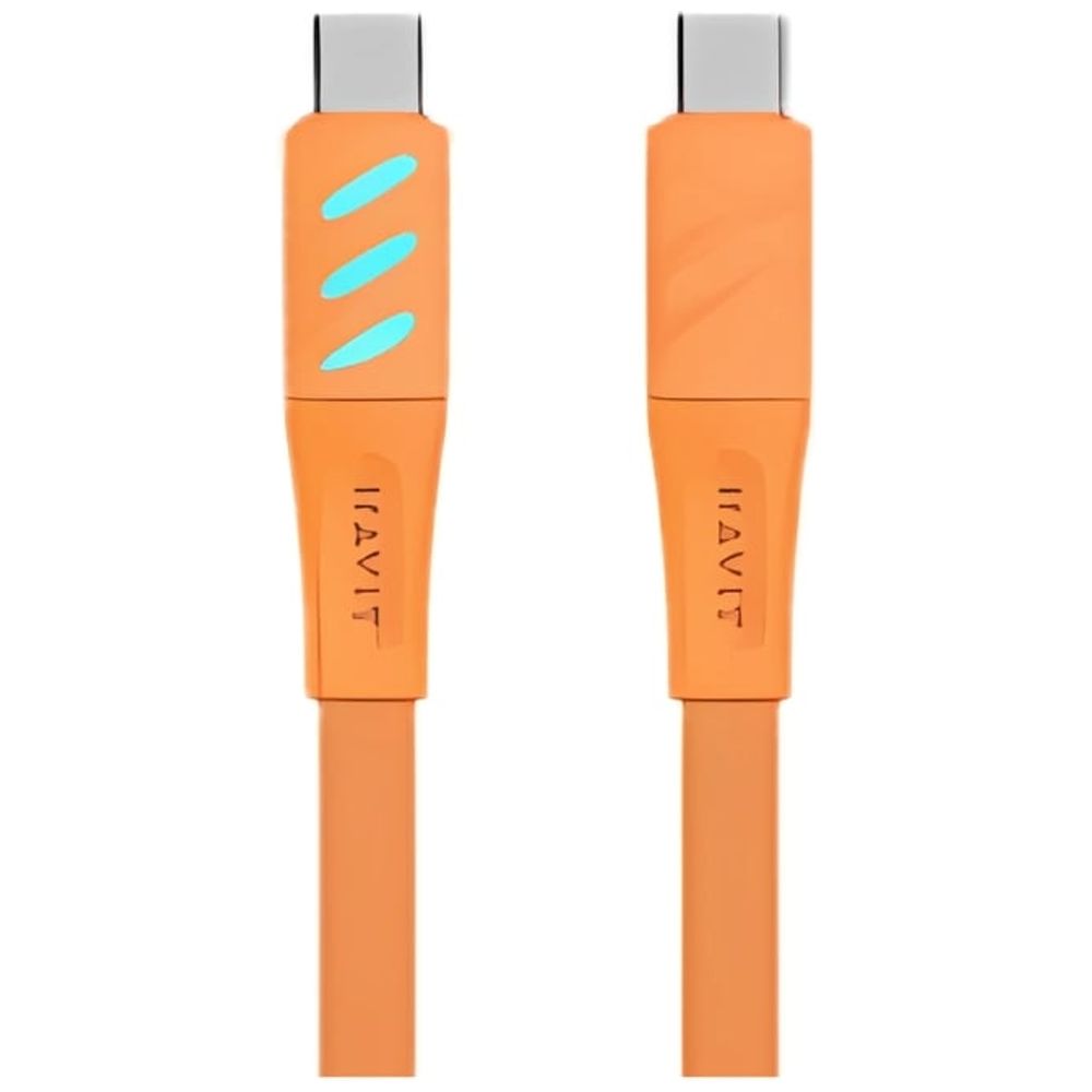 Havit Havit CB6254  - Cable USB-C To USB-C - 1 m - Orange 1 m – 6,250 IQD Iraq