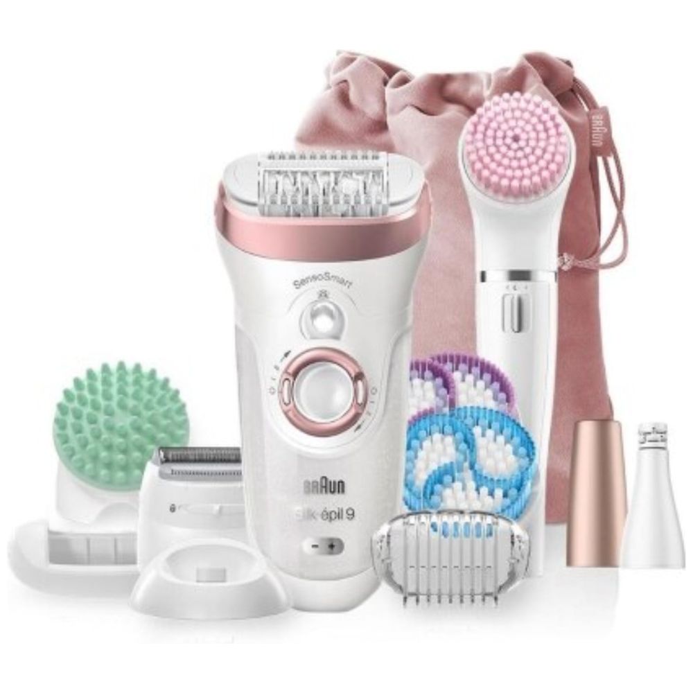 Braun Braun SES 9985 - Silk-Epil 9 - Beauty Set - Hair Removal & Body Care - Purple