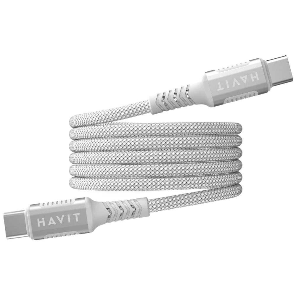 Havit Havit 6179 - Cable USB-C To USB-C - 1 m - White 1 m – 9,500 IQD Iraq