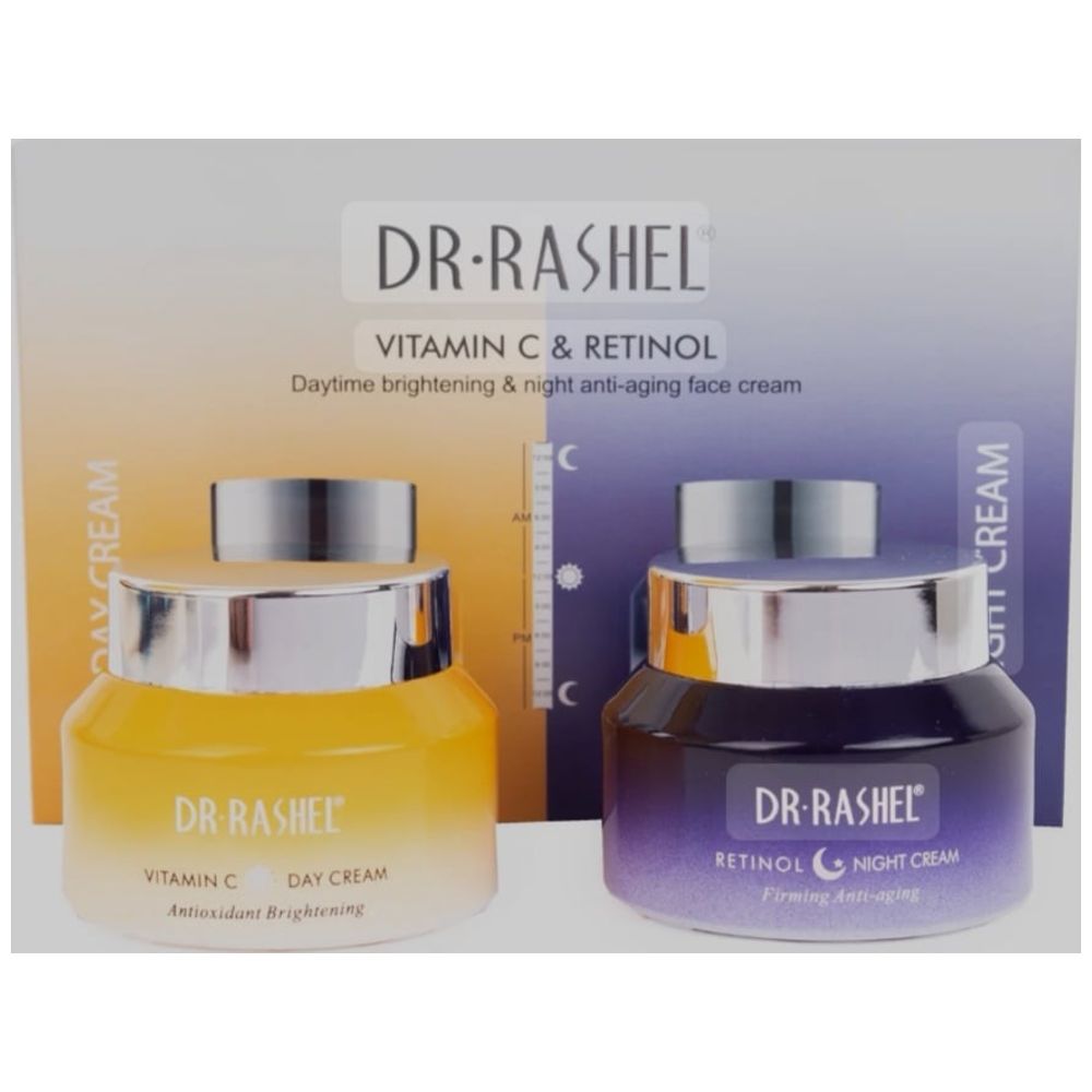 DR. RASHEL Retinol & Vitamin C Day and Night Cream Pack
