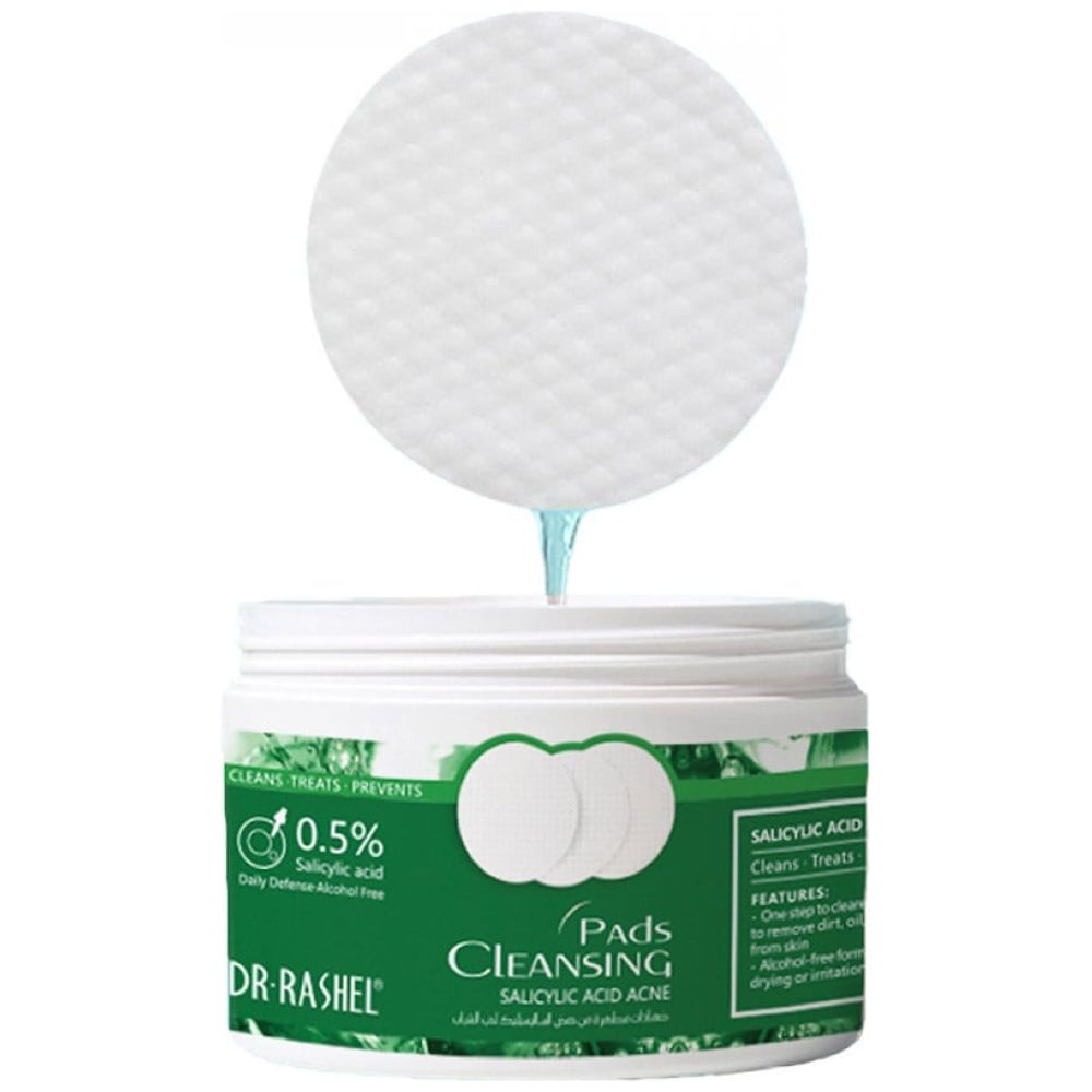 DR. RASHEL Salicylic Acid Acne Cleansing Pads - 50 Pieces