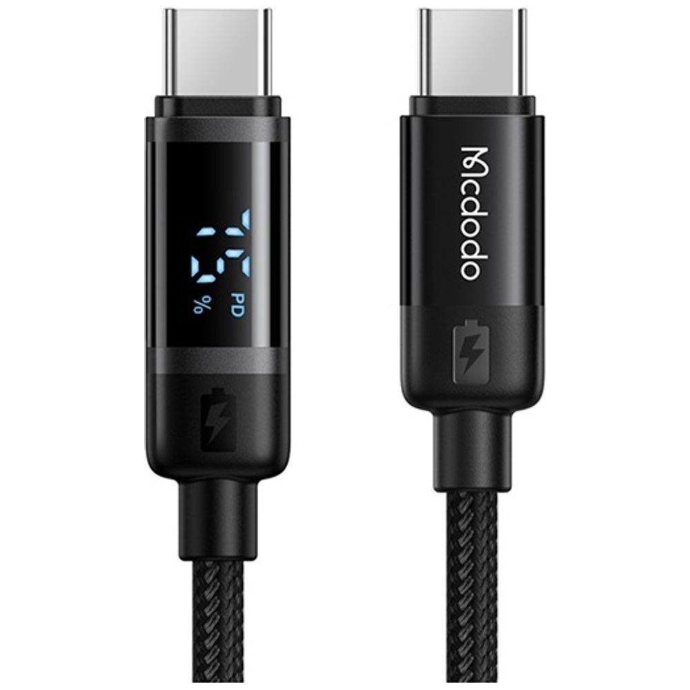 Mcdodo Mcdodo CA-5780 - USB-C to USB-C Cable - 60w - 1.2 m - Black 60W, 1.2m