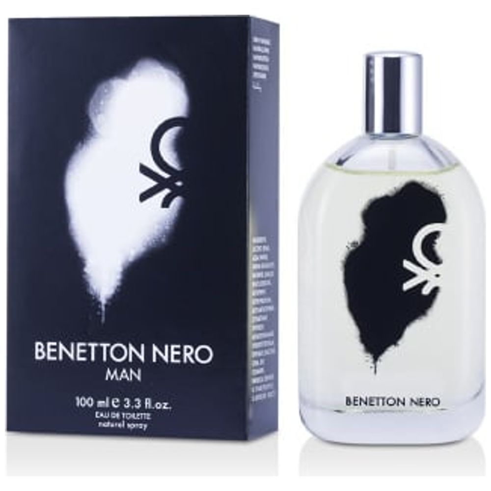 Nero by United Colors of Benetton for Men - Eau de Toilette, 100ml