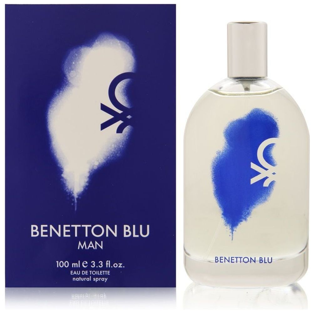 Benetton Blu by United Colors of Benetton for Men - Eau de Toilette, 100ml