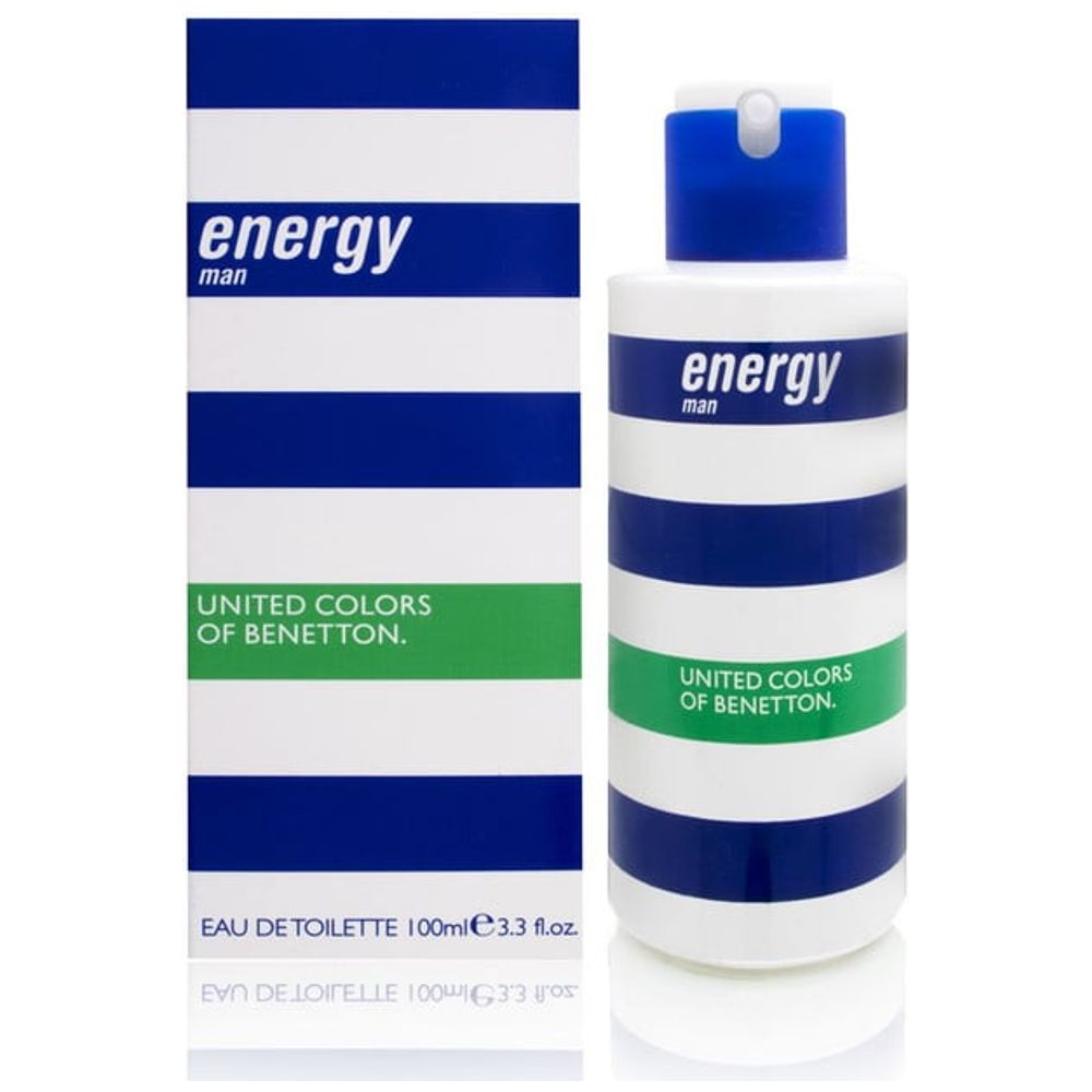 Energy by United Colors of Benetton for Men - Eau de Toilette, 100ml
