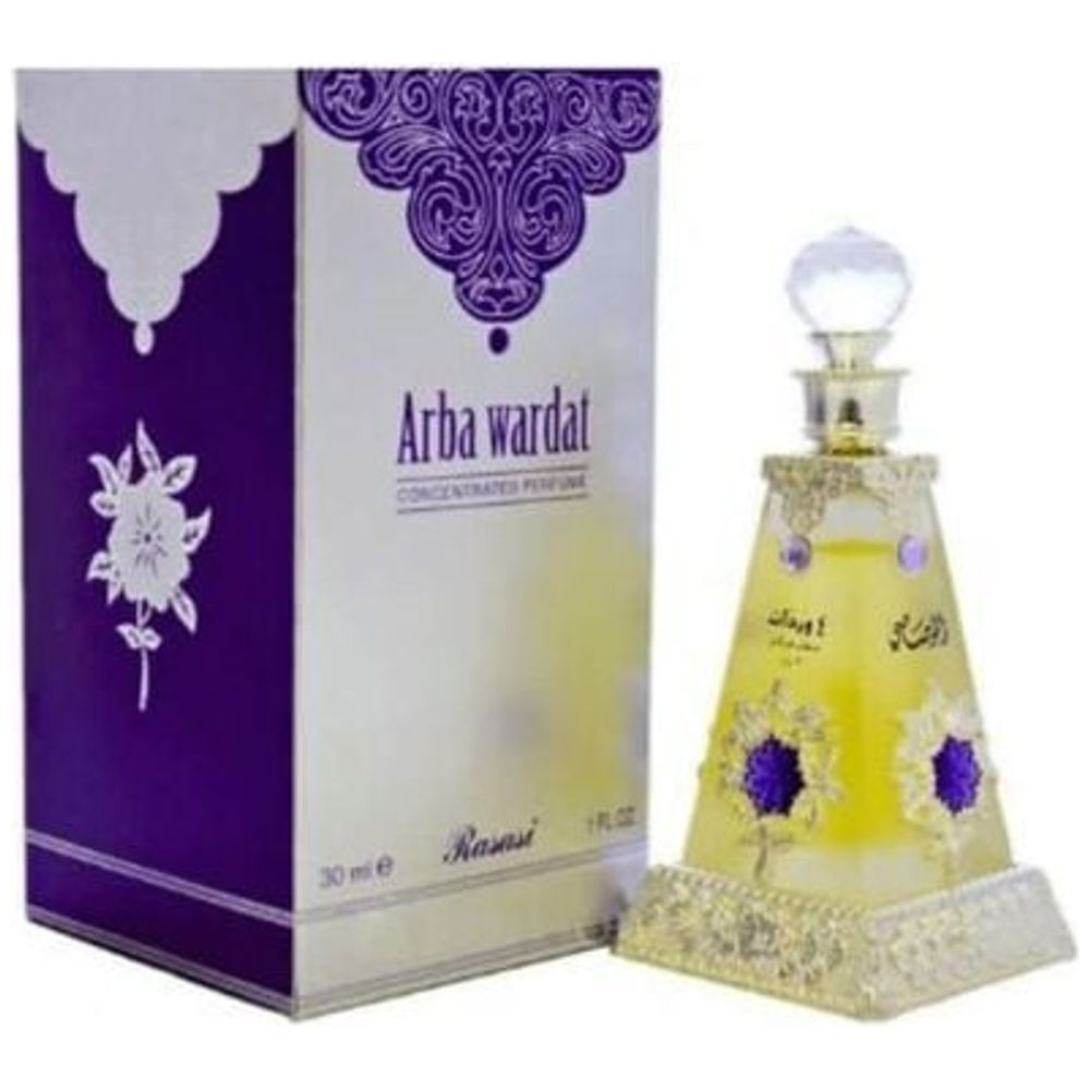Arba Wardat by Rasasi for Unisex - Perfume Oil, 30 ml