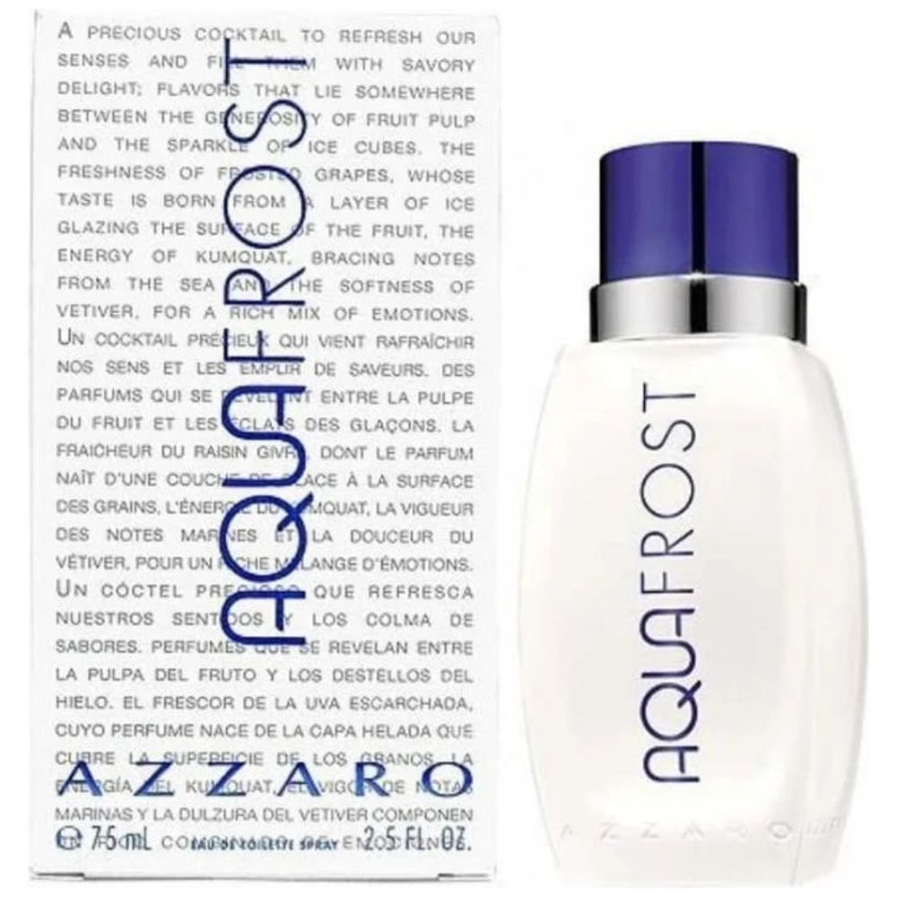 Aqua Frost من Azzaro للرجال - ماء تواليت، 75 مل