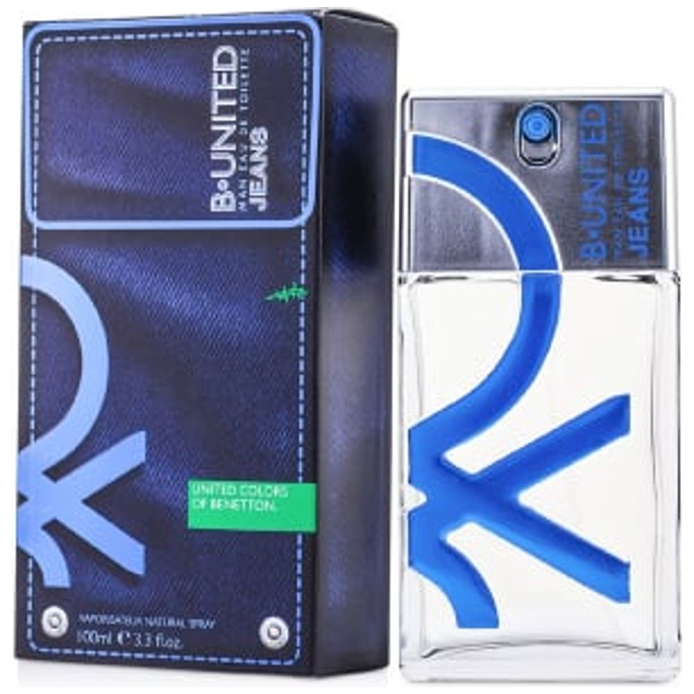 B.United Jeans by United Colors of Benetton for Men - Eau de Toilette, 100ml