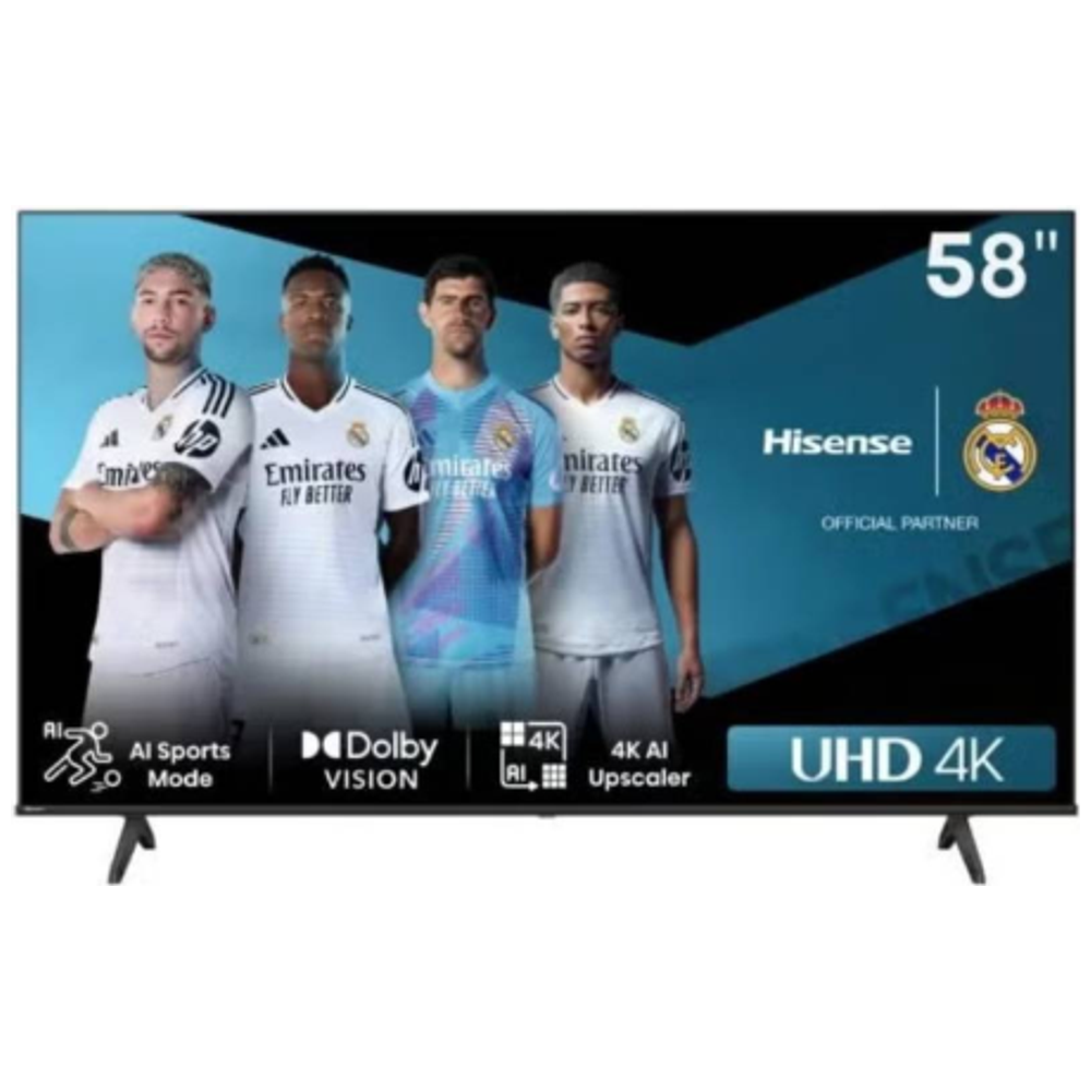 Hisense Hisense 58-Inch A62QS Series - Smart - 4K - LED - 60Hz - 2026 Model 58 inch