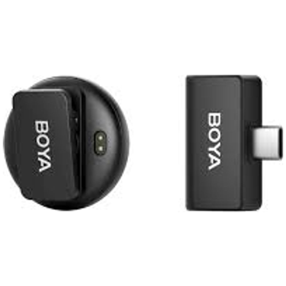 BOYA Wireless Omic microphone - Noise Reduction - Long Battery Life Up to 30 hours of total use with the charging case - Black 30 hours – 170,000 IQD Iraq