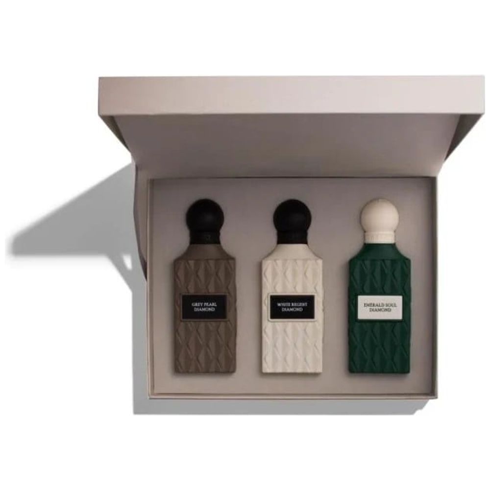 Diamond Collection Cray Box 3 In 1 by Ibrahim Al Qurashi for Unisex - Eau de Perfume ,75 ml