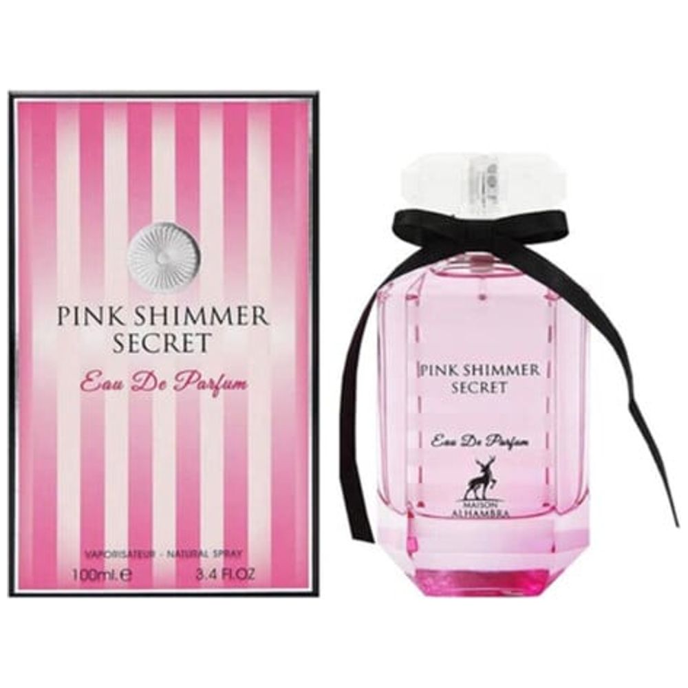 Pink Shimmer Secret by Maison Alhambra for Womens – Eau De Parfum , 100 ml