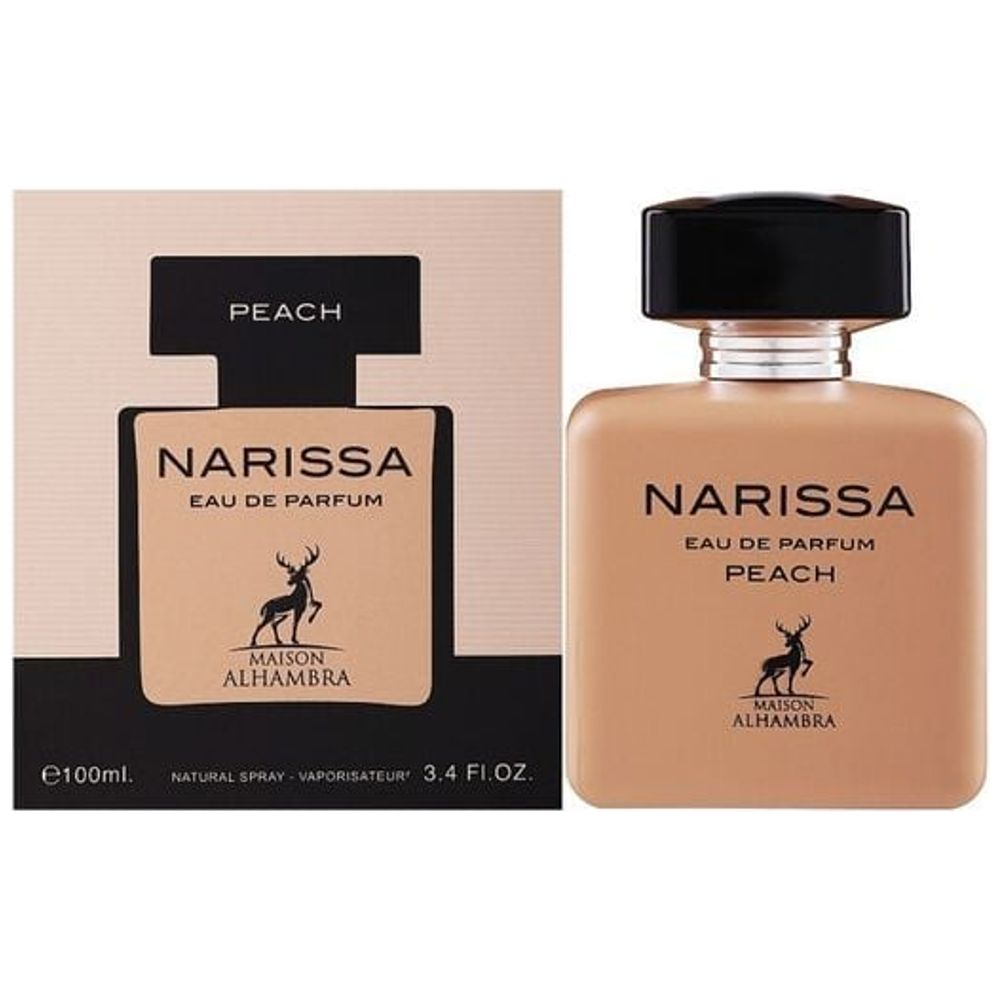 Narissa Peach by Maison Alhambra for Women - Eau de Parfum, 100 ml