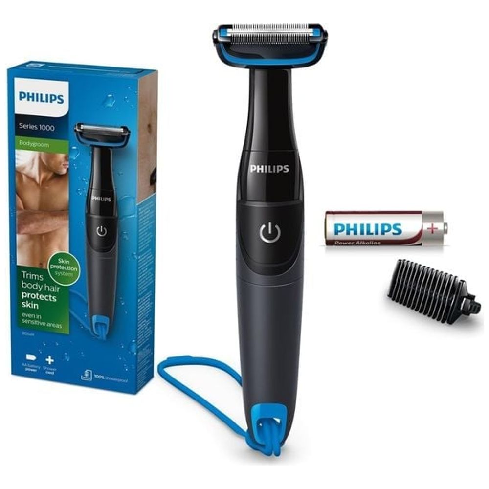 Philips Philips BG1024/16 - Series 1000 - Showerproof Groin & Body Trimmer - Bidirectional Trimmer - Black