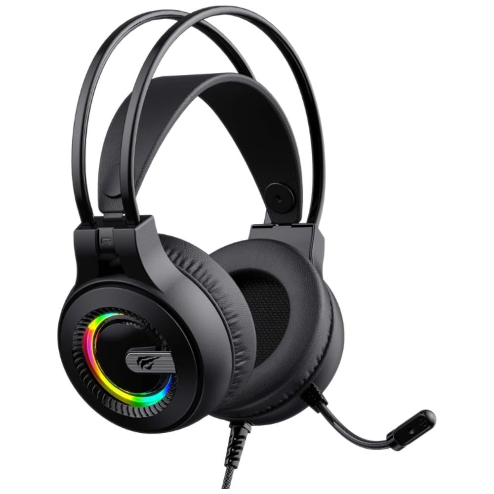 Havit H2040d Wired Gaming headphone - Dynamic RGB Lighting - Immersive Sound - Black