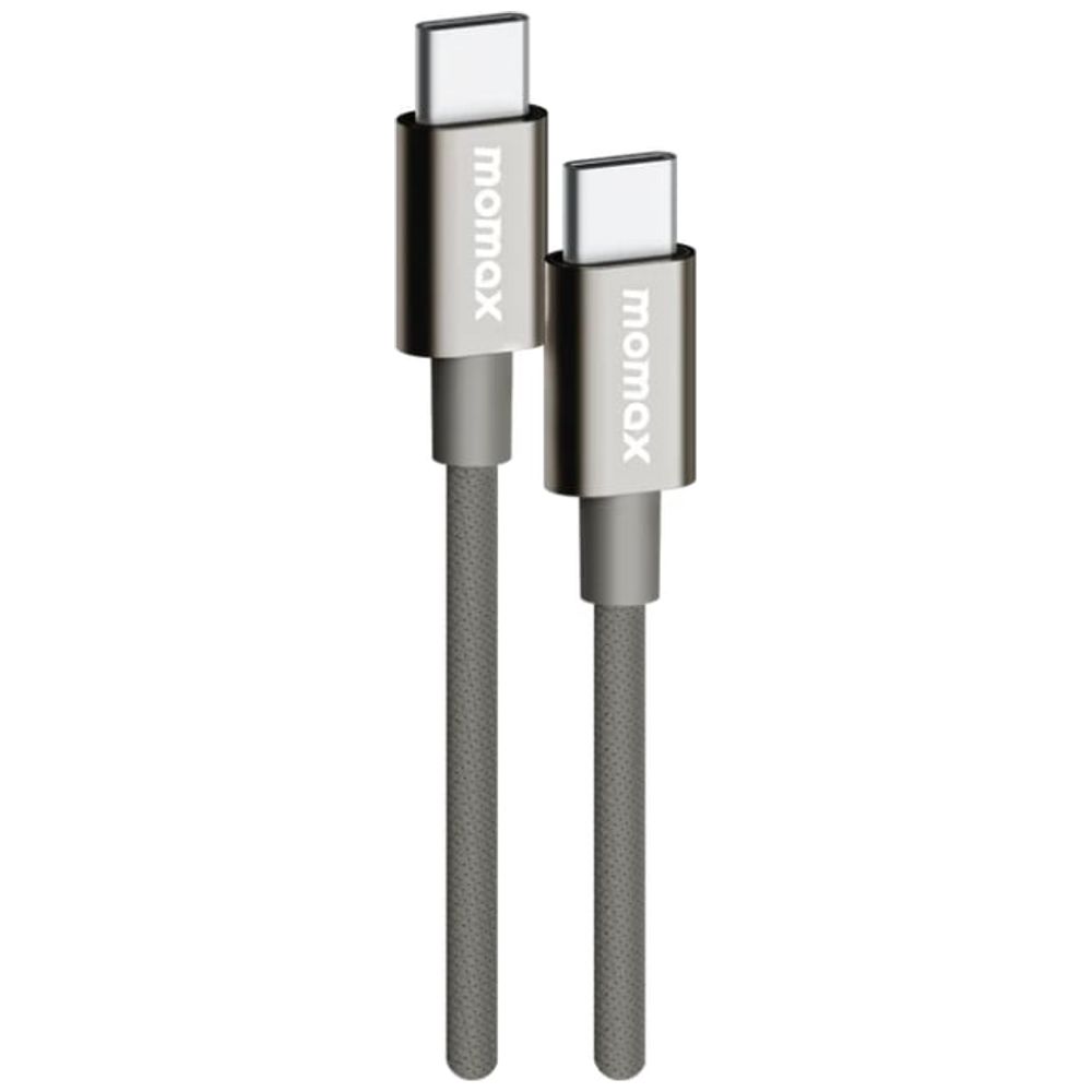 Momax Momax Elite - USB-C To USB-C Cable - 60W - PD fast charging - 1.5 meters - Silver 1.5m