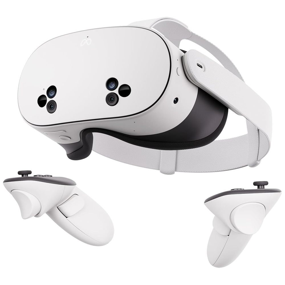 Meta Quest 3S Virtual Reality Headset - Powered by Qualcomm Snapdragon XR2 Gen 2 - 1832 × 1920 resolution per eye - 128GB internal storage for games, apps, and media - White 128GB – 483,000 IQD Iraq
