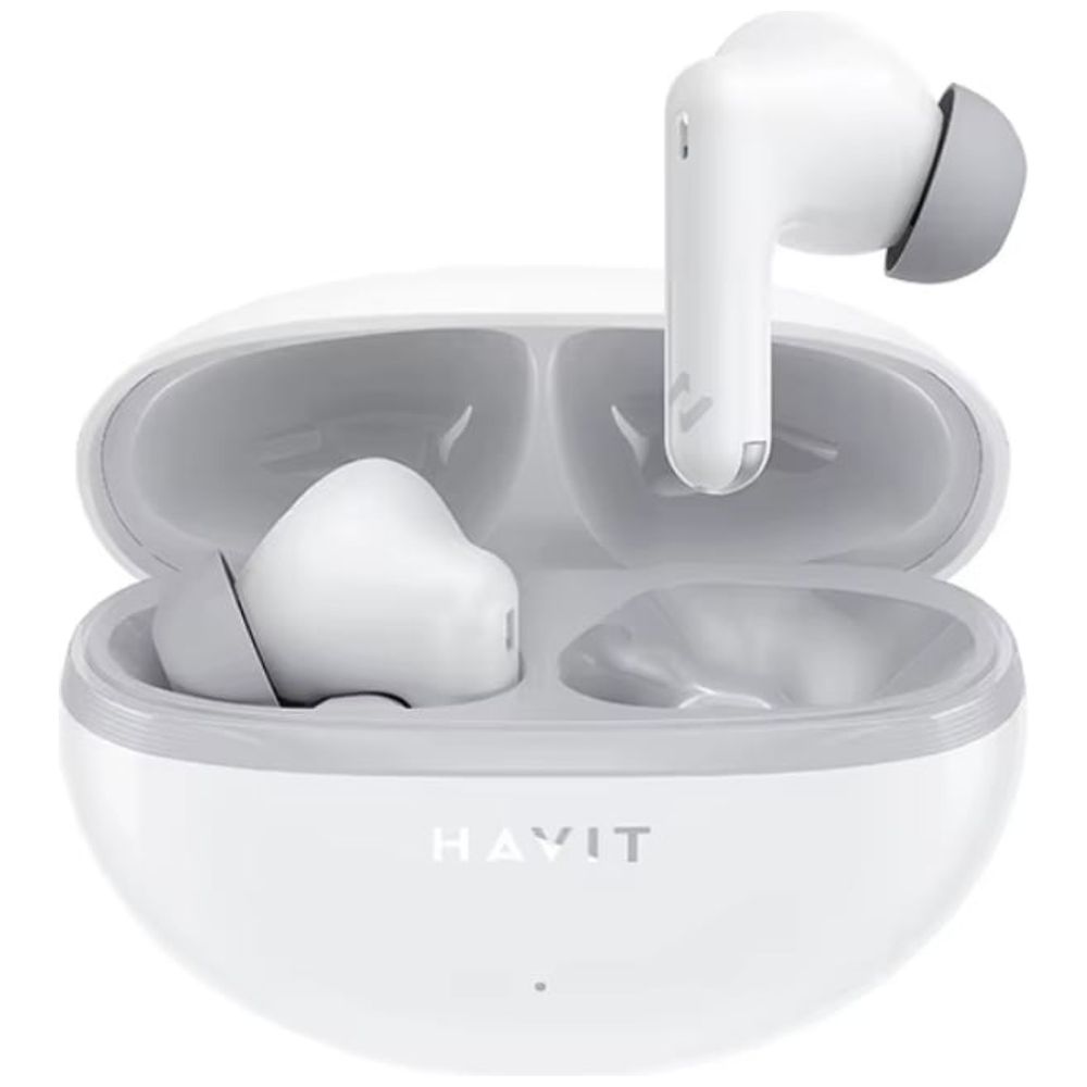 Havit Havit TW986 True Wireless Earbuds - Bluetooth 5.4 for fast and stable connection - Up to 33 hours of playtime - White 33 hours – 19,250 IQD Iraq