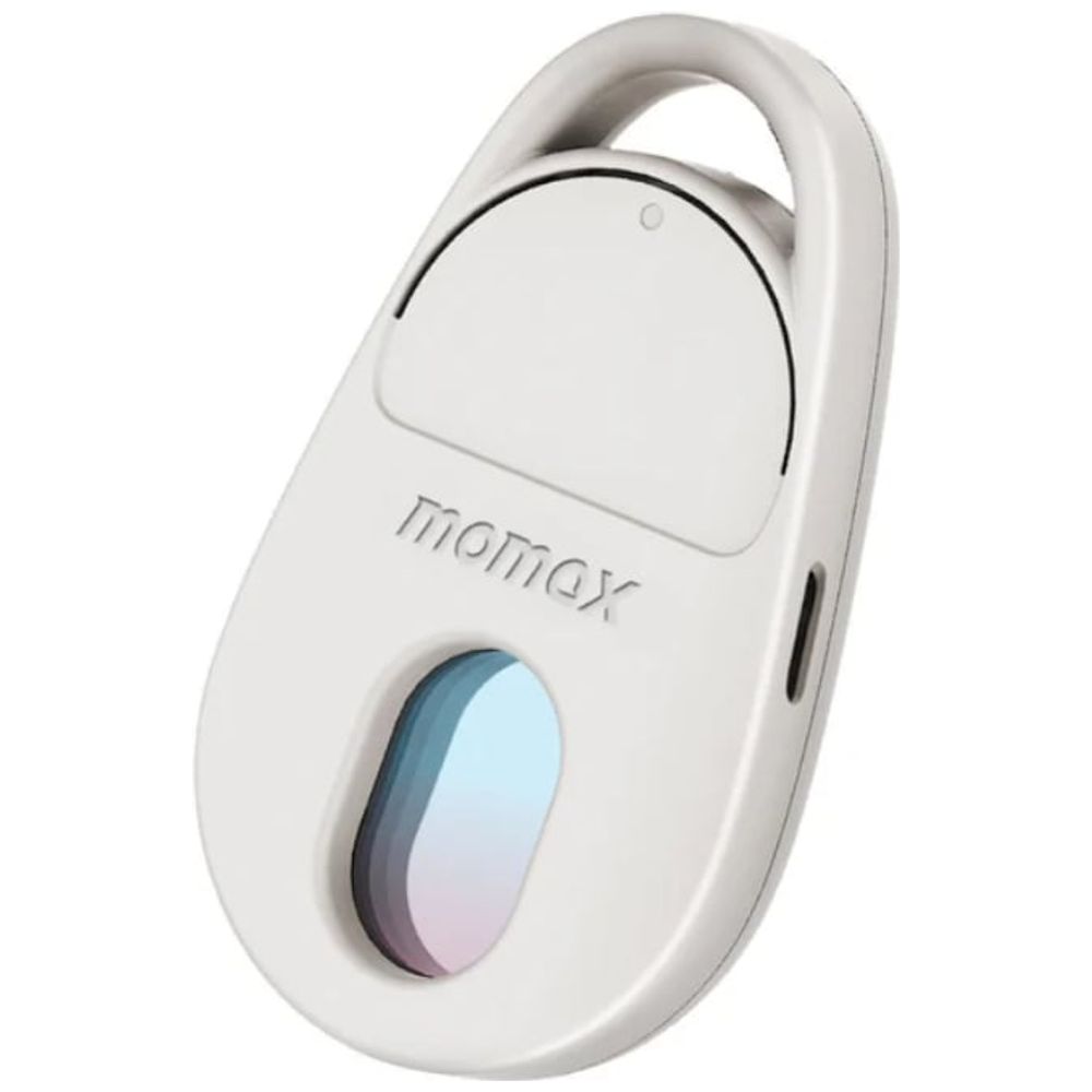 Momax Momax - PinGuard Camera Scanning locator & Location tracker - Compatible with Apple Find My network - Sleek, lightweight, and portable design - White