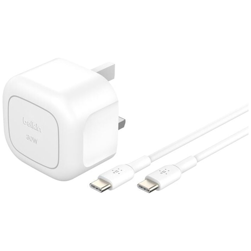 Belkin Belkin 2478 - Wall Charger With Cable USB-C 1m - 30W - White 30W, 1m