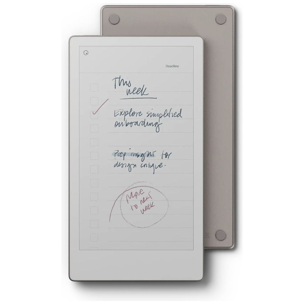 reMarkable Paper Pro Move - Premium Digital Notebook - 7.3-Inch display - Paper-like writing feel - Up to 2 weeks of battery life - White 7.3-inch